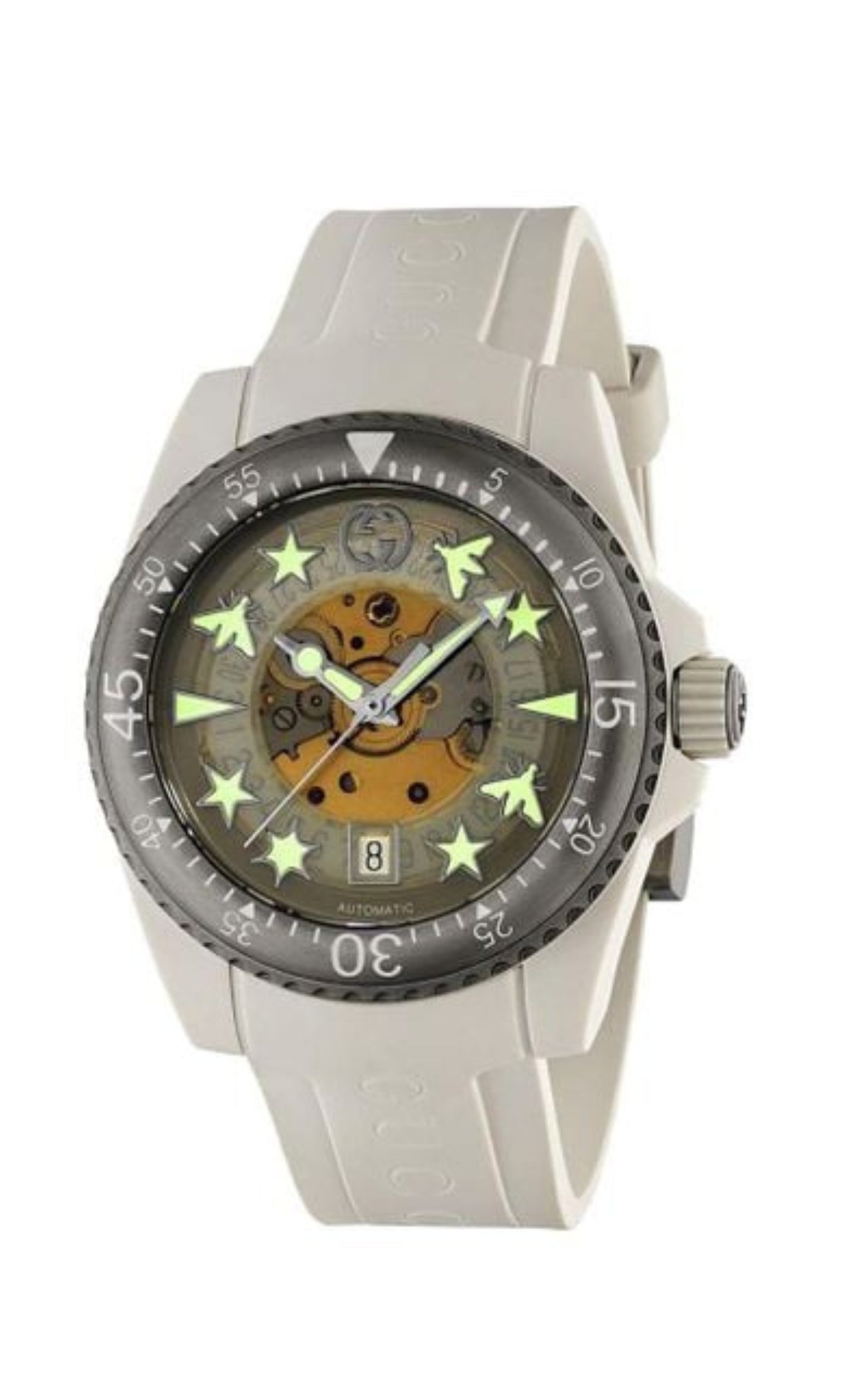 Montre automatique Dive blanche 40 mm