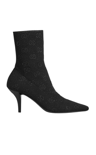 GG Knit Ankle Boots