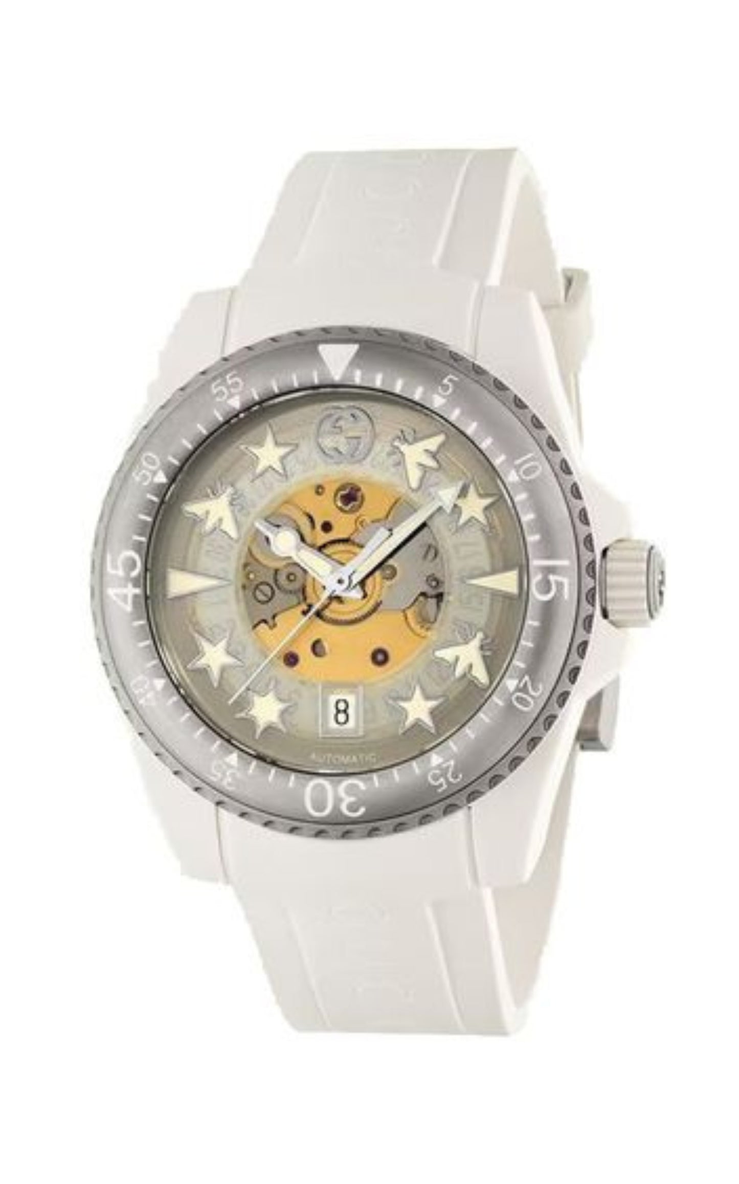 Montre automatique Dive blanche 40 mm