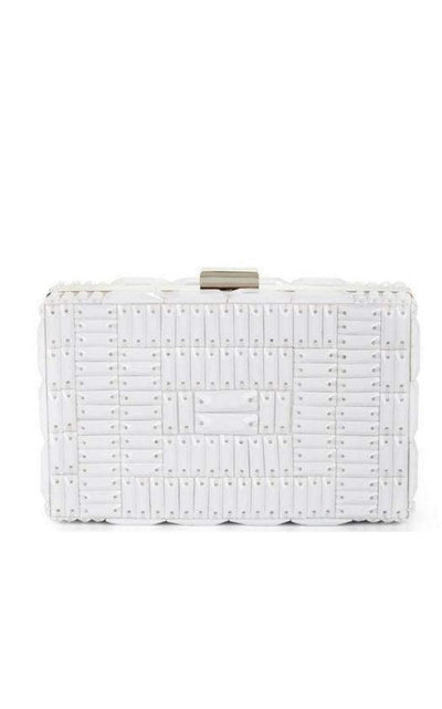  BCBGMAXAZRIALexi Large Beaded Box Clutch - Runway Catalog