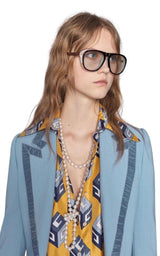  GucciWhite Faux Pearls Necklace - Runway Catalog