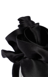 Rose Appliqué Tie Headband Alessandra Rich