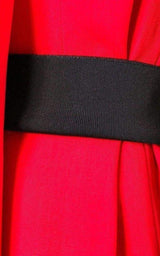 Belt Detail Red Sheath Dress Alexander Wang