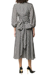 Polka-dot Print Midi Dress Alexandre Vauthier