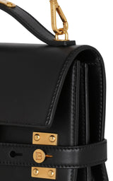 B-Buzz 24 Leather Shoulder Bag Balmain