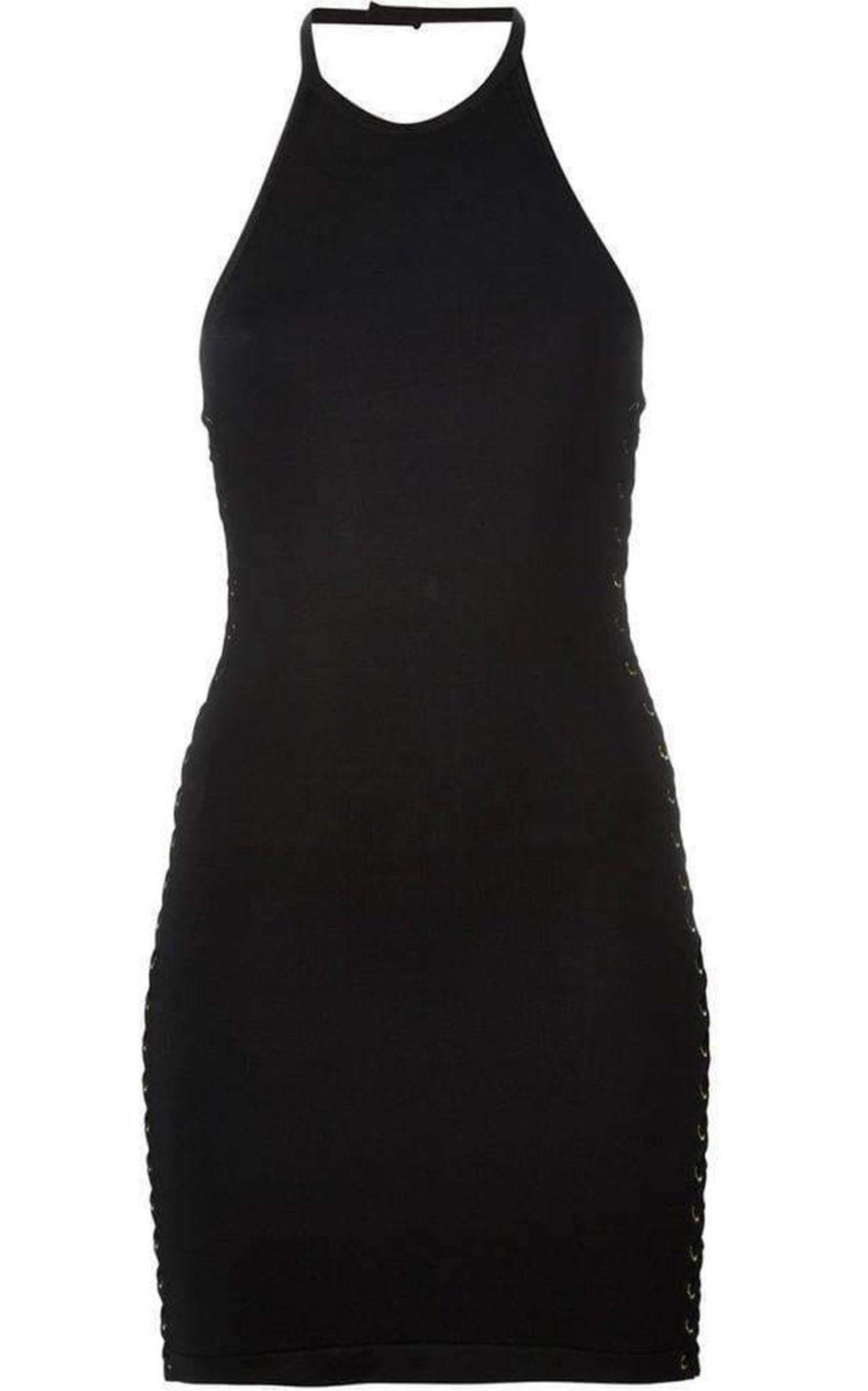 Halter Neck Mini Dress Balmain