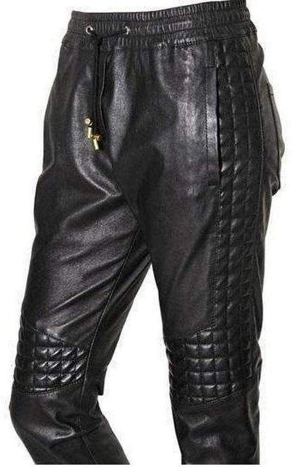 Leather Trouser Pants Balmain