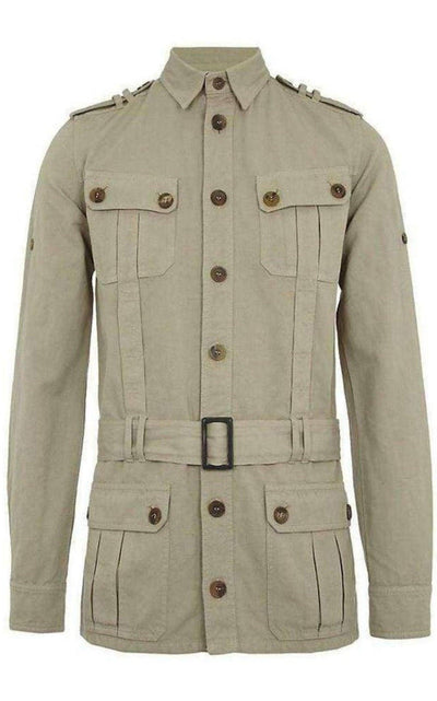 Balmain Natural Safari Cotton Jacket