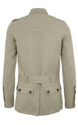 Balmain Natural Safari Cotton Jacket