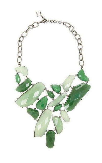 Abstract Stone Necklace BCBGMAXAZRIA