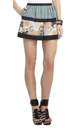 Annika Printed Play Shorts BCBGMAXAZRIA