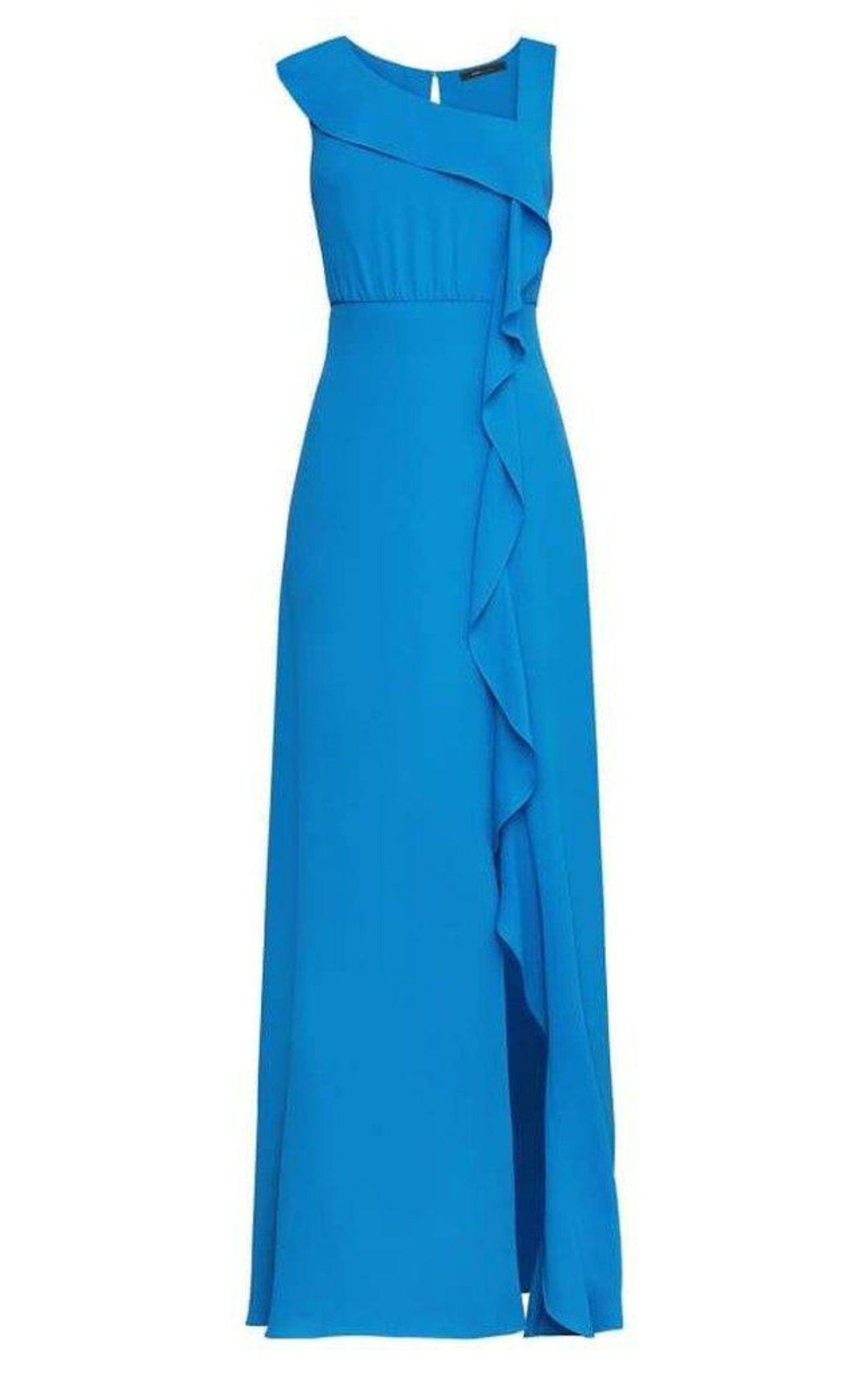 Asymmetric Neck Maxi Dress BCBGMAXAZRIA