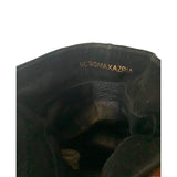 Black Comfortable Leather Boots BCBGMAXAZRIA