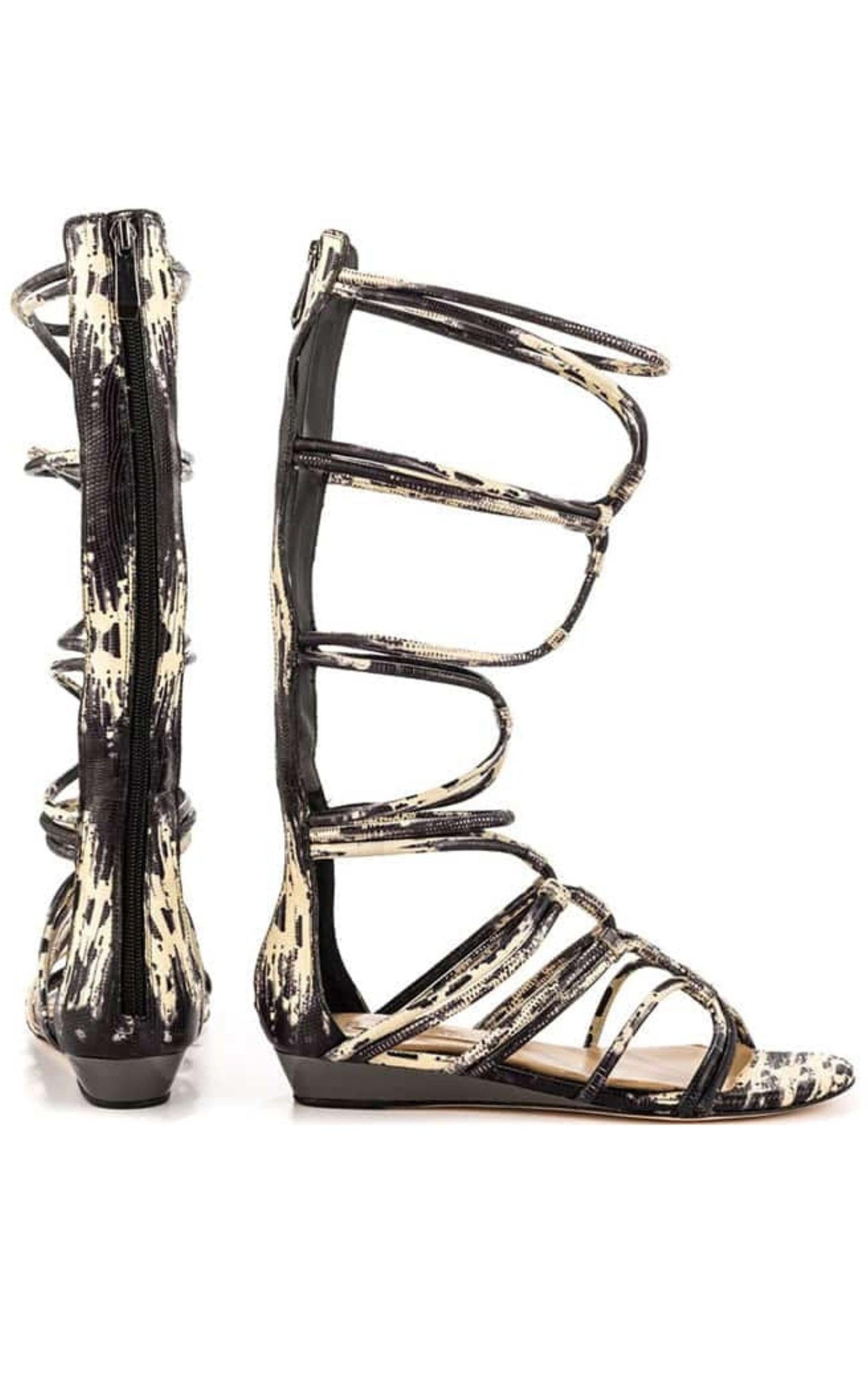 Brixton Leather Gladiator Sandals BCBGMAXAZRIA