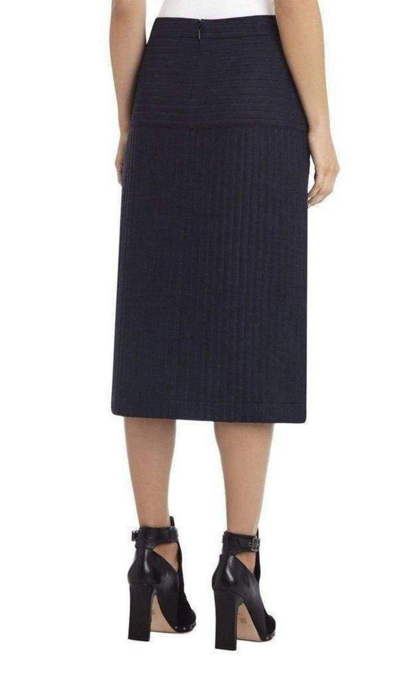 Camila Denim Cotton Skirt BCBGMAXAZRIA