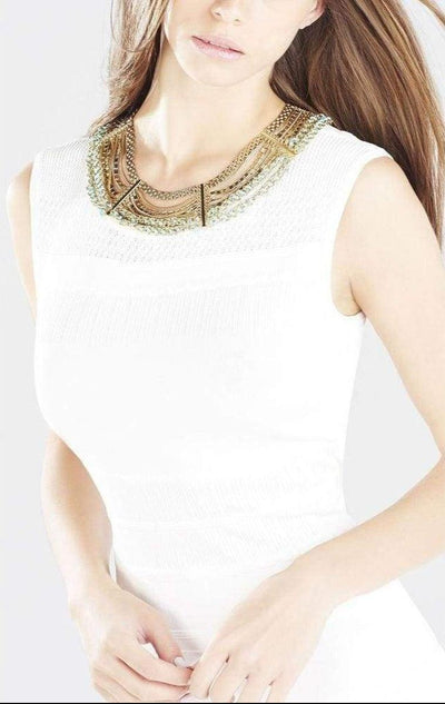 Chain and Cord Necklace BCBGMAXAZRIA