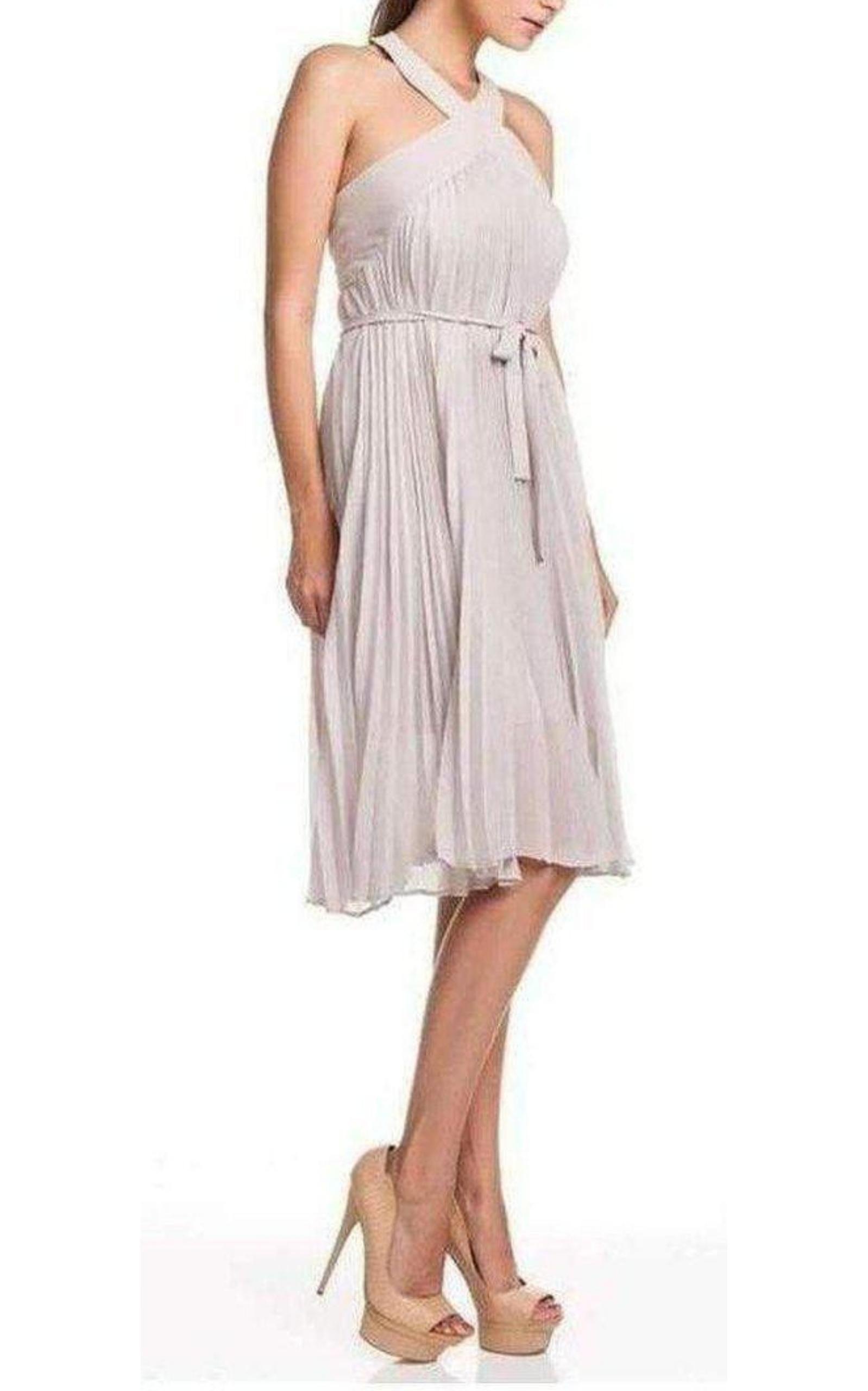 Eloise Pleated Cocktail Dress BCBGMAXAZRIA