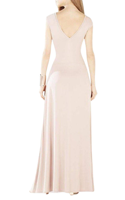 Evey Deep V-Back Maxi Dress BCBGMAXAZRIA