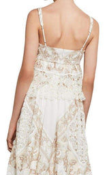 Floral Embroidered Tank Top BCBGMAXAZRIA