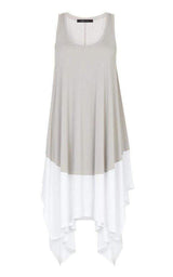 Handkerchief-hem Knit Dress BCBGMAXAZRIA