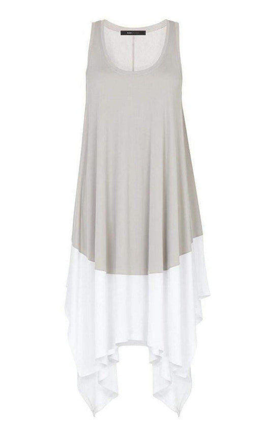 Handkerchief-hem Knit Dress BCBGMAXAZRIA