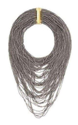 Hematit Seed Bead Necklace BCBGMAXAZRIA