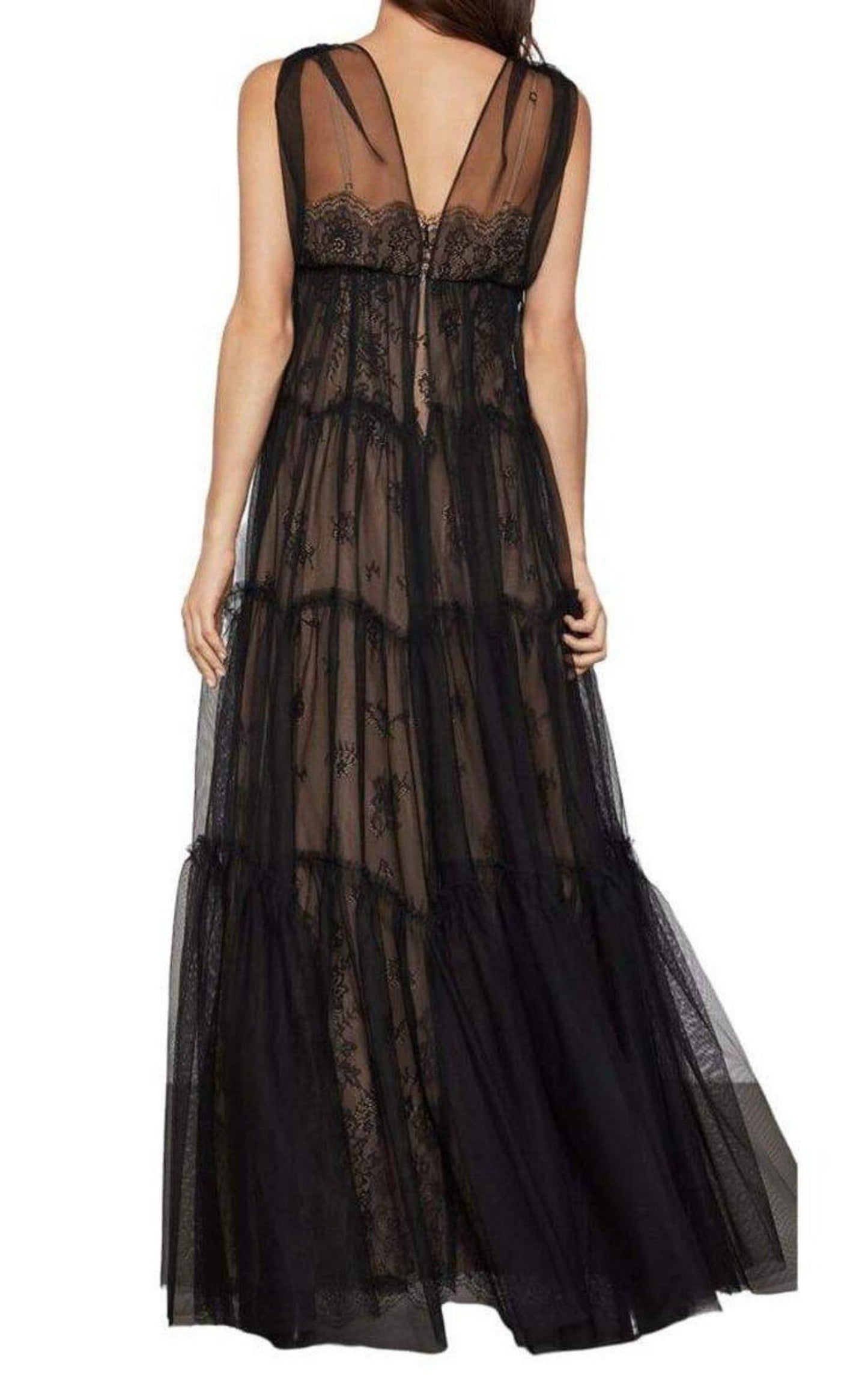 Lace Tulle Gown BCBGMAXAZRIA