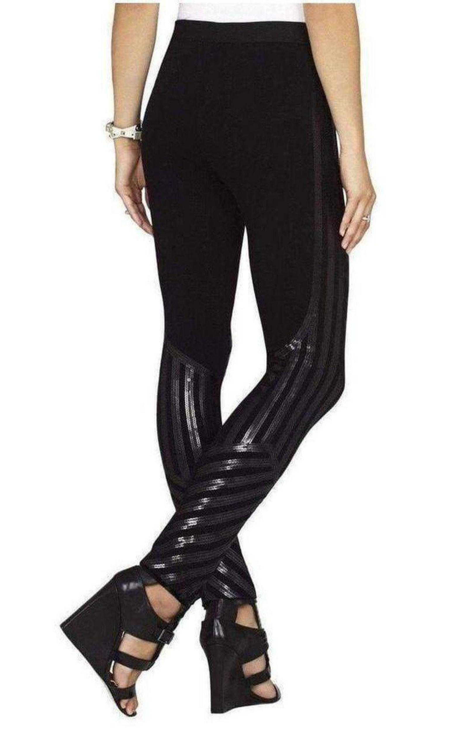 Lacie Linear Motif Sequin Legging BCBGMAXAZRIA