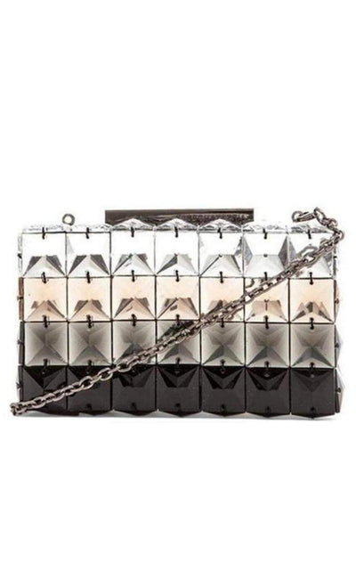 Lulu Ombre Faux-Crystal Bead Clutch BCBGMAXAZRIA