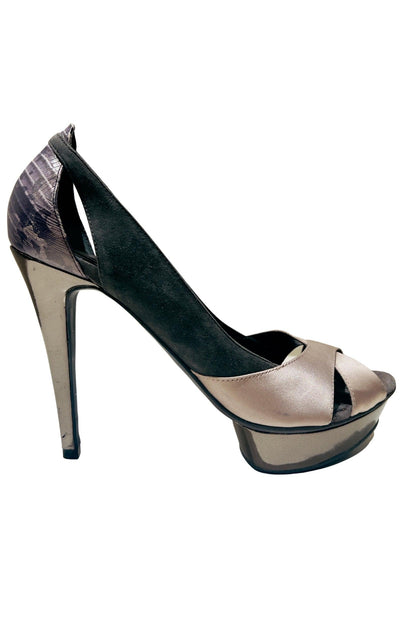 Metal-Heel and Platform Pump BCBGMAXAZRIA