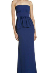 Ruella Strapless Peplum Gown BCBGMAXAZRIA