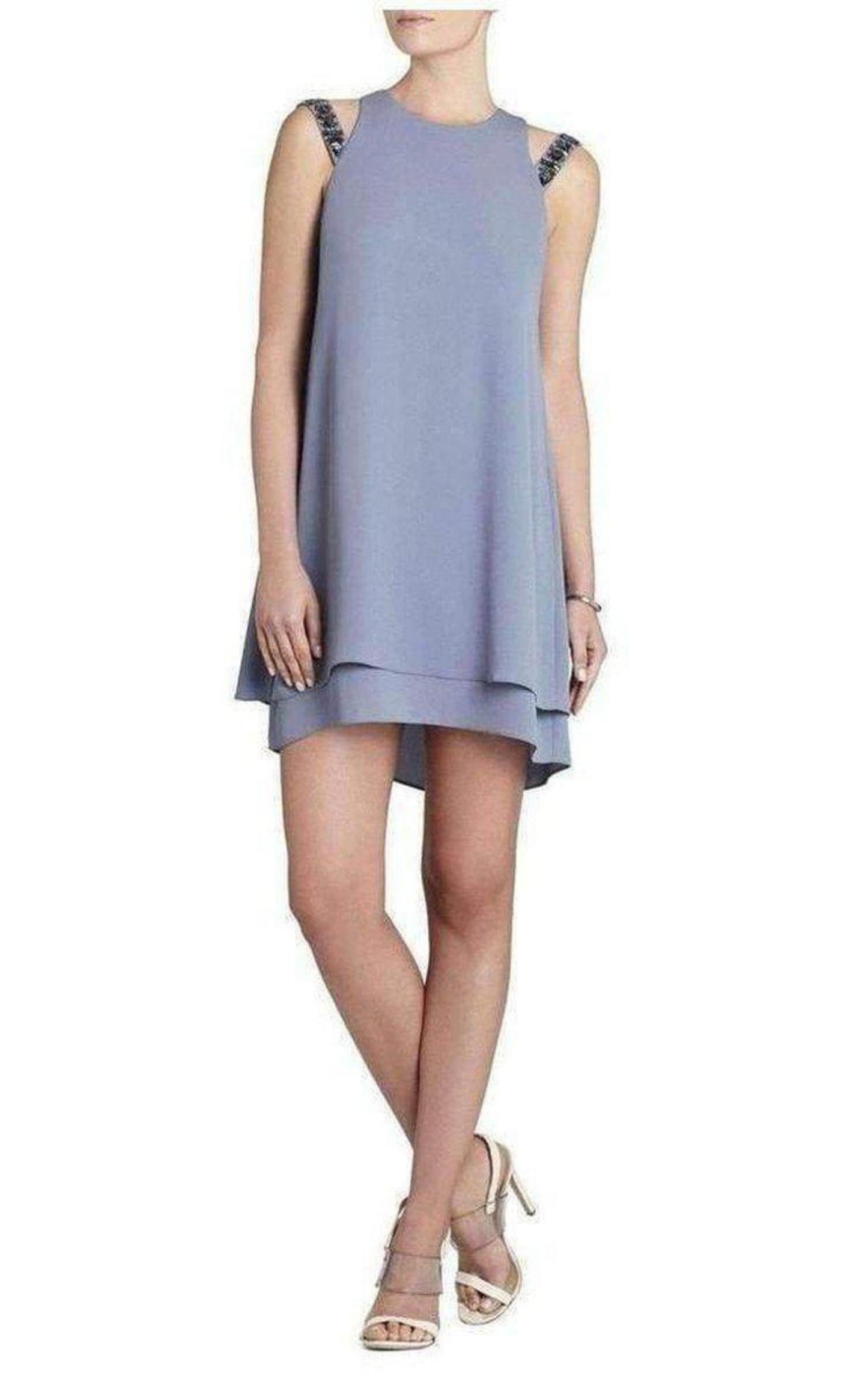 Selina Layered A-Line Dress BCBGMAXAZRIA