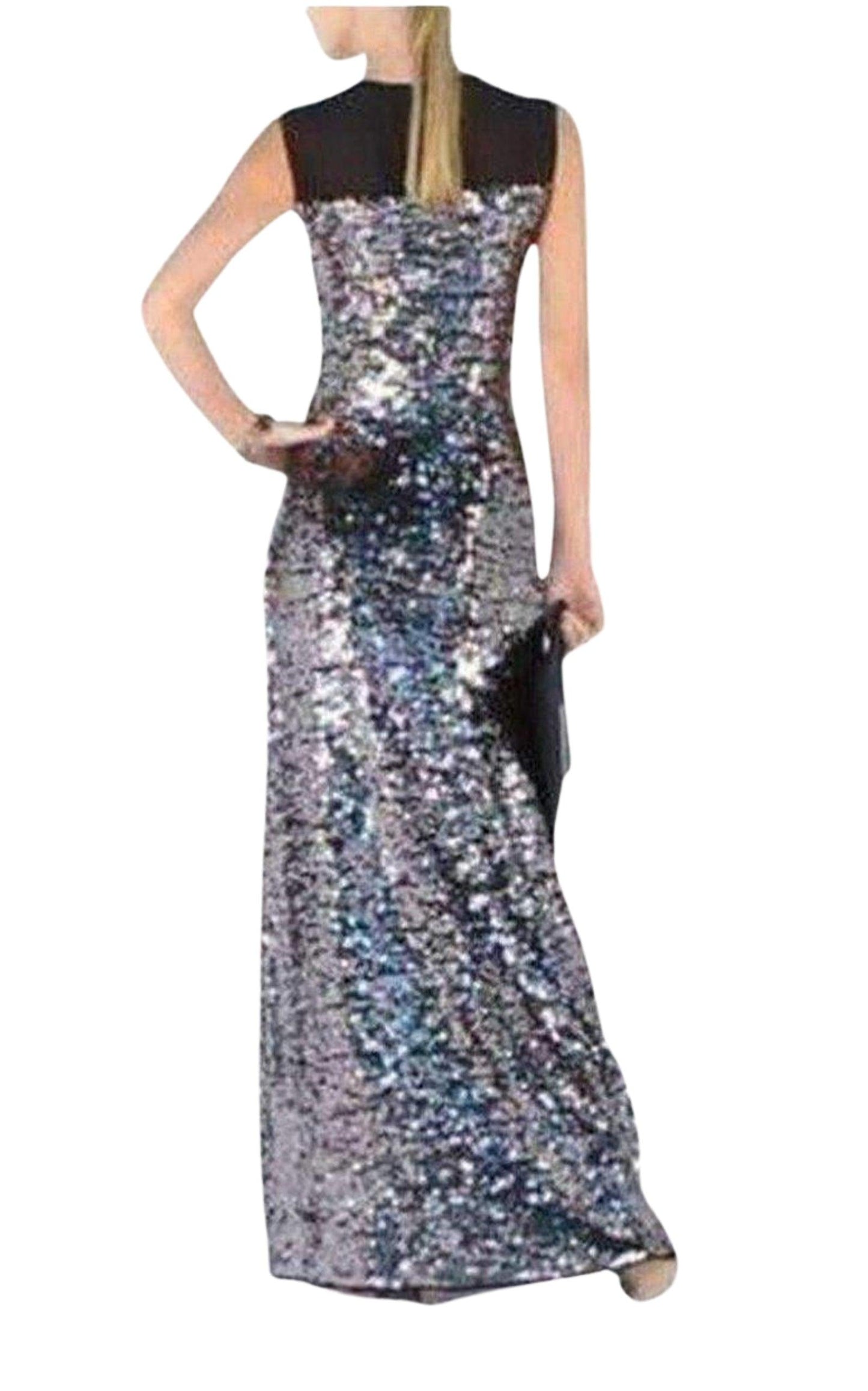 Sequinned Evening Dress BCBGMAXAZRIA