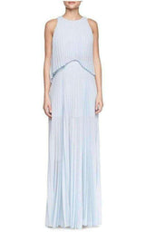 BCBGMAXAZRIA Shaina Sleeveless Pleated Midi Dress