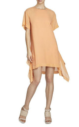 Sharon Layered Silk Dress BCBGMAXAZRIA