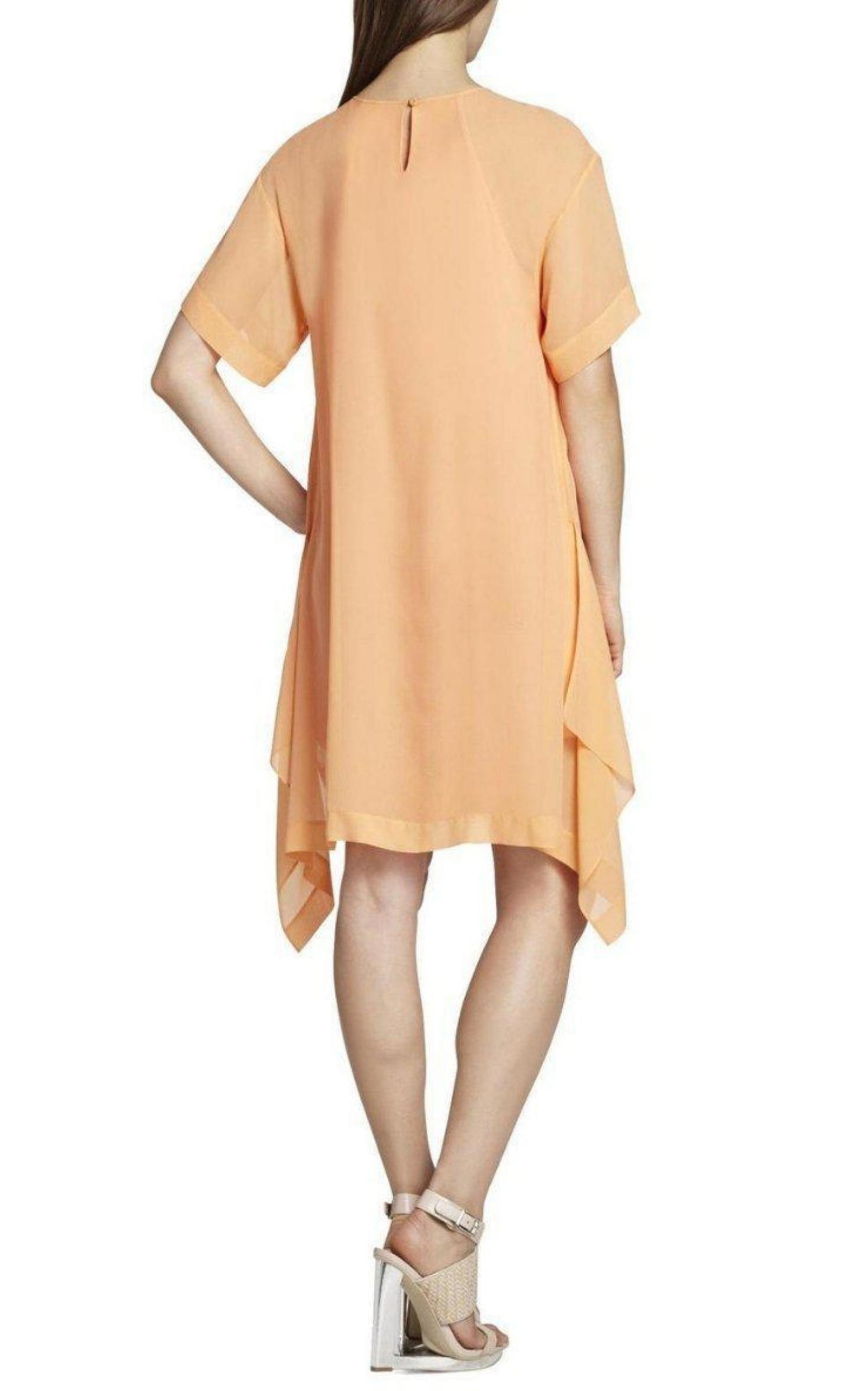 Sharon Layered Silk Dress BCBGMAXAZRIA