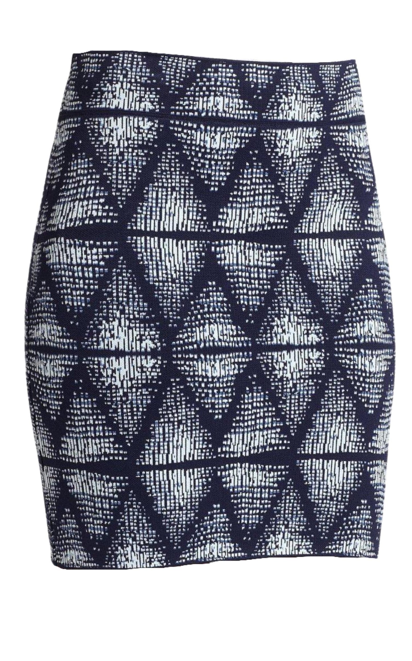 Simone Abstract Tribal Print Skirt BCBGMAXAZRIA