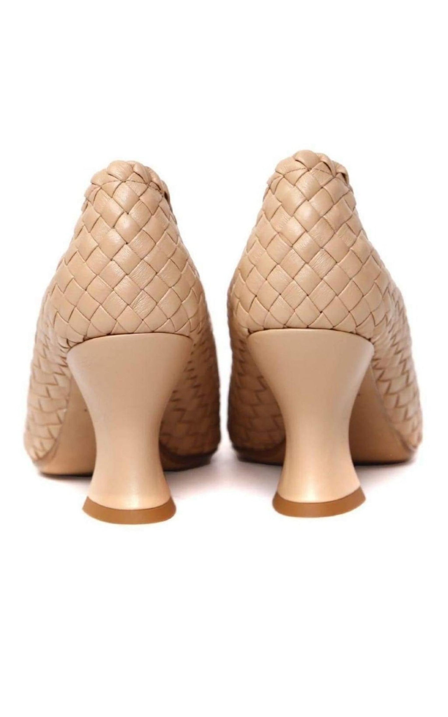 Almond Leather Pumps Bottega Veneta