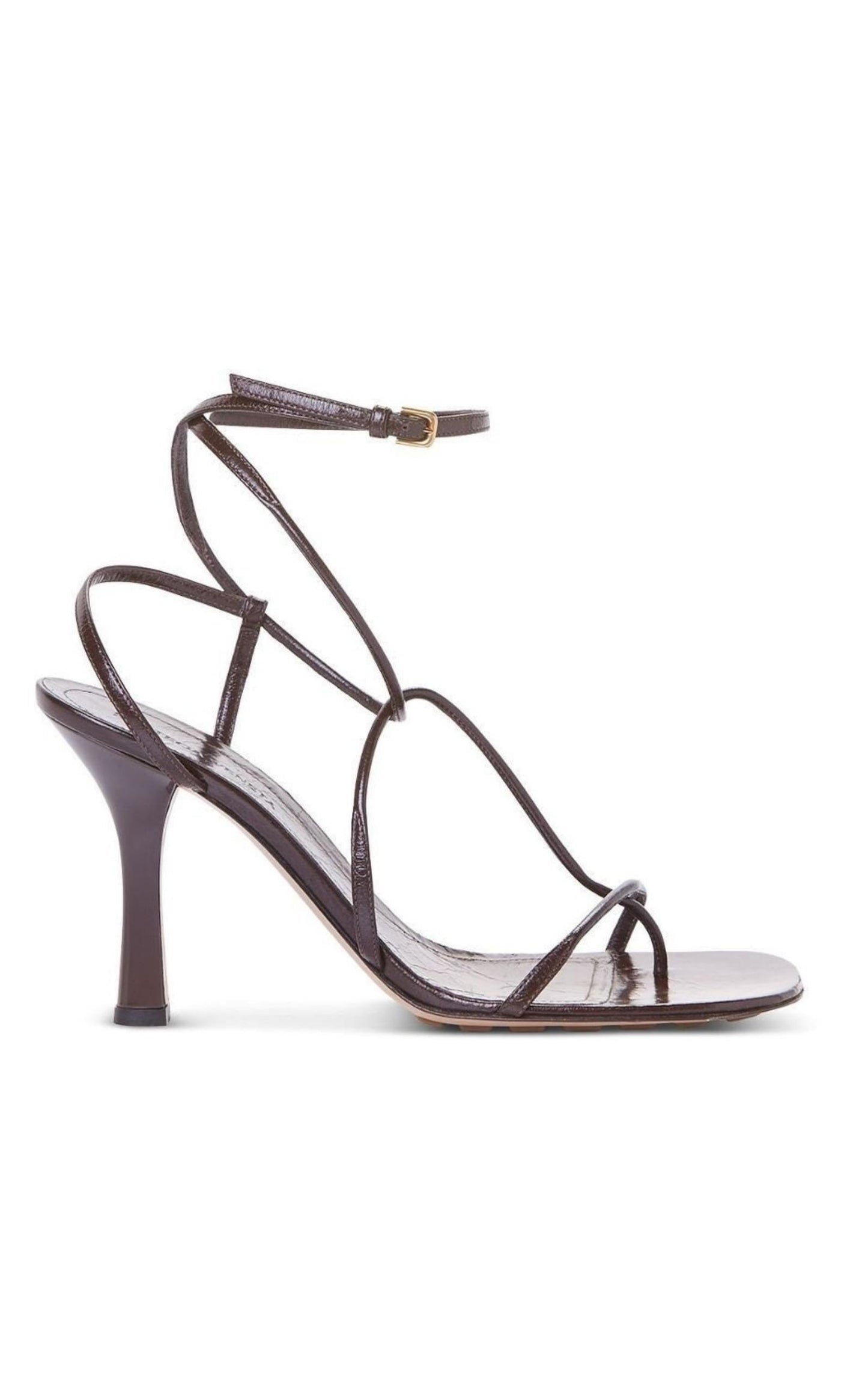 Square Toe Strappy Sandals Bottega Veneta