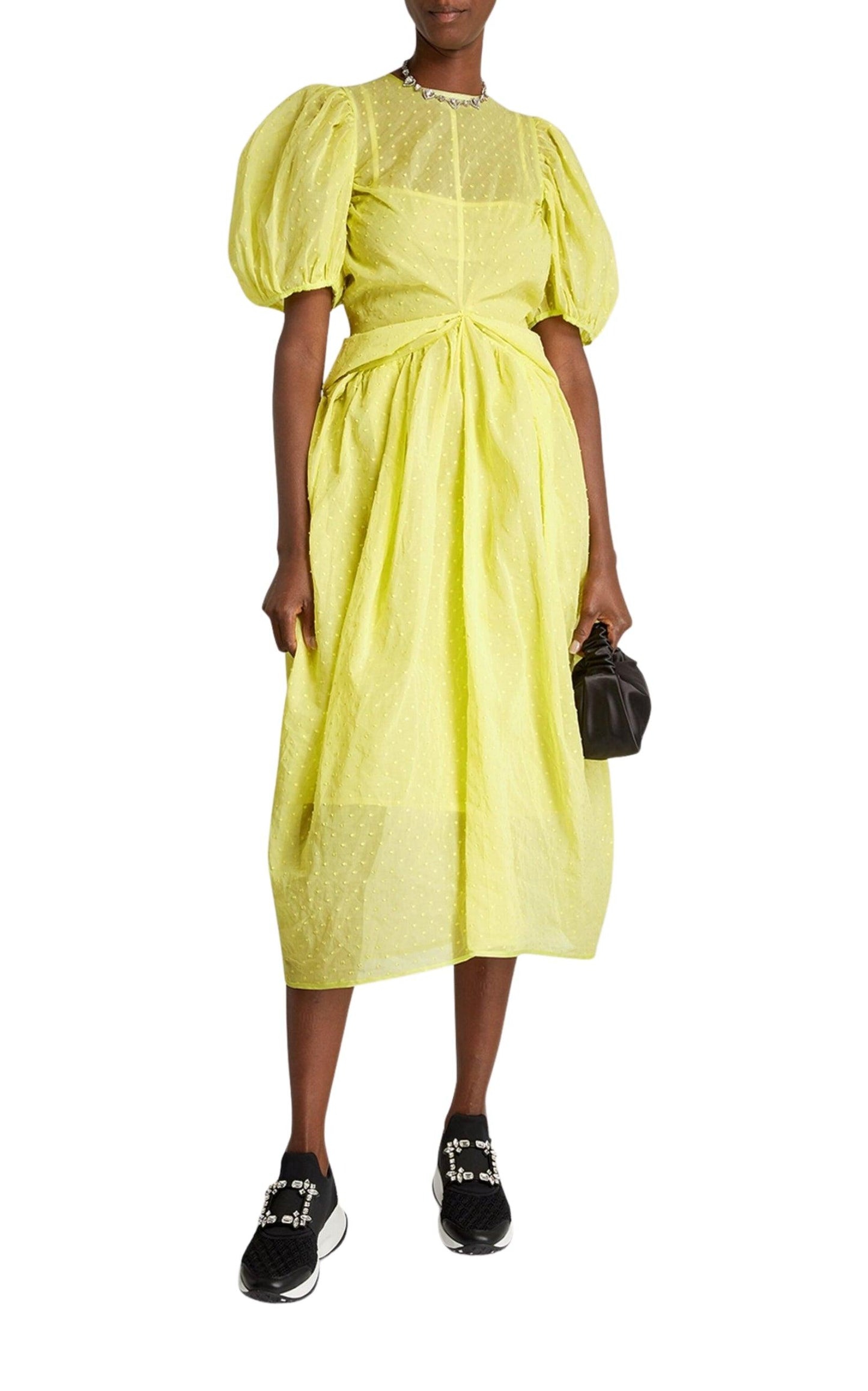 Juniper Puff-Sleeved Midi Dress Cecilie Bahnsen