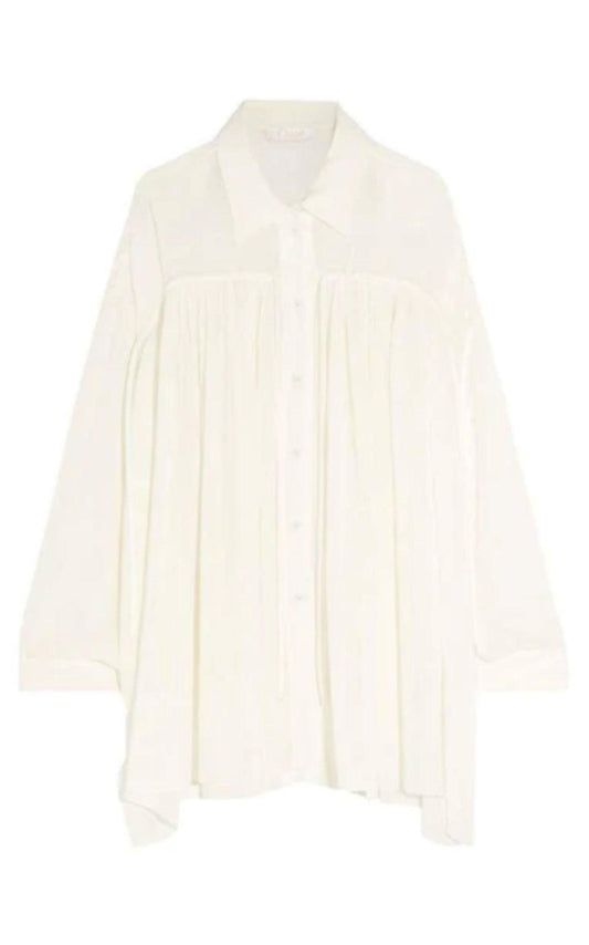 Oversize fine Crepe Shirt Chloe