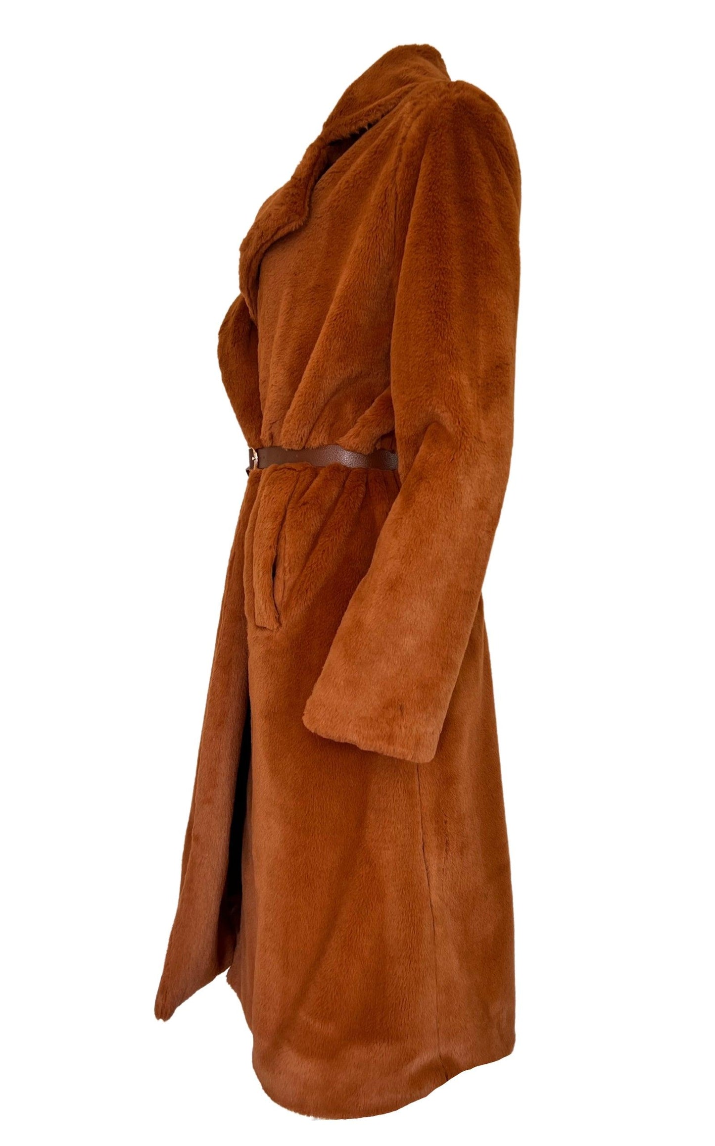 Plush Trench Coat Cult Moda