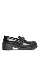 Code Leather Loafer Dior