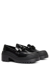 Code Leather Loafer Dior