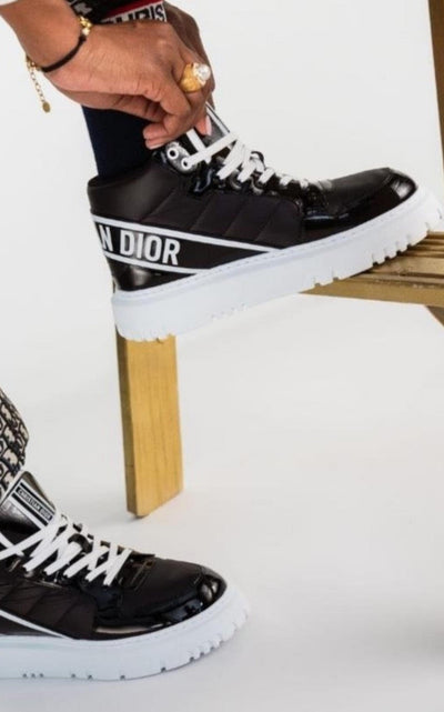 D-Player Black High-Top Sneakers Dior