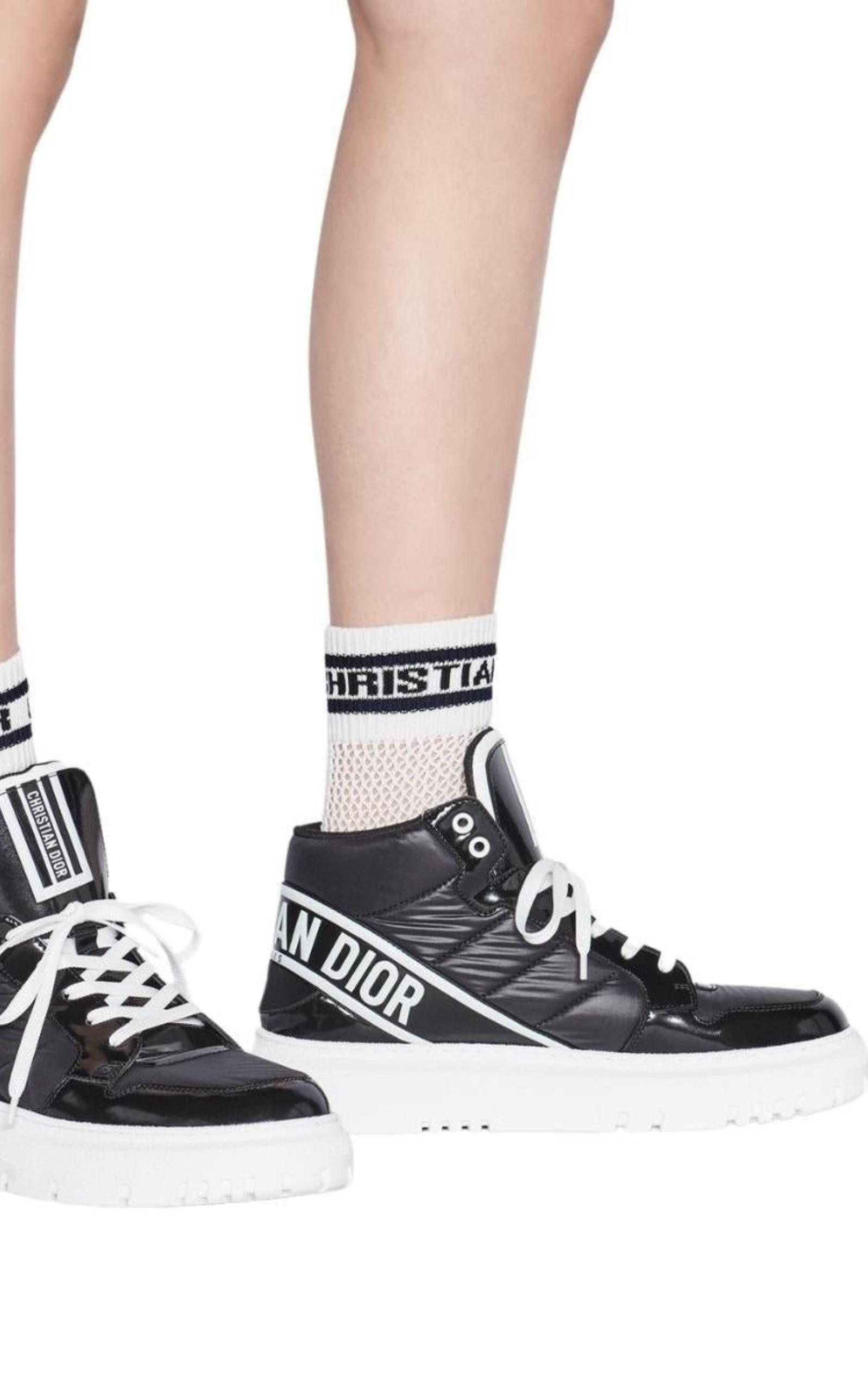 D-Player Black High-Top Sneakers Dior