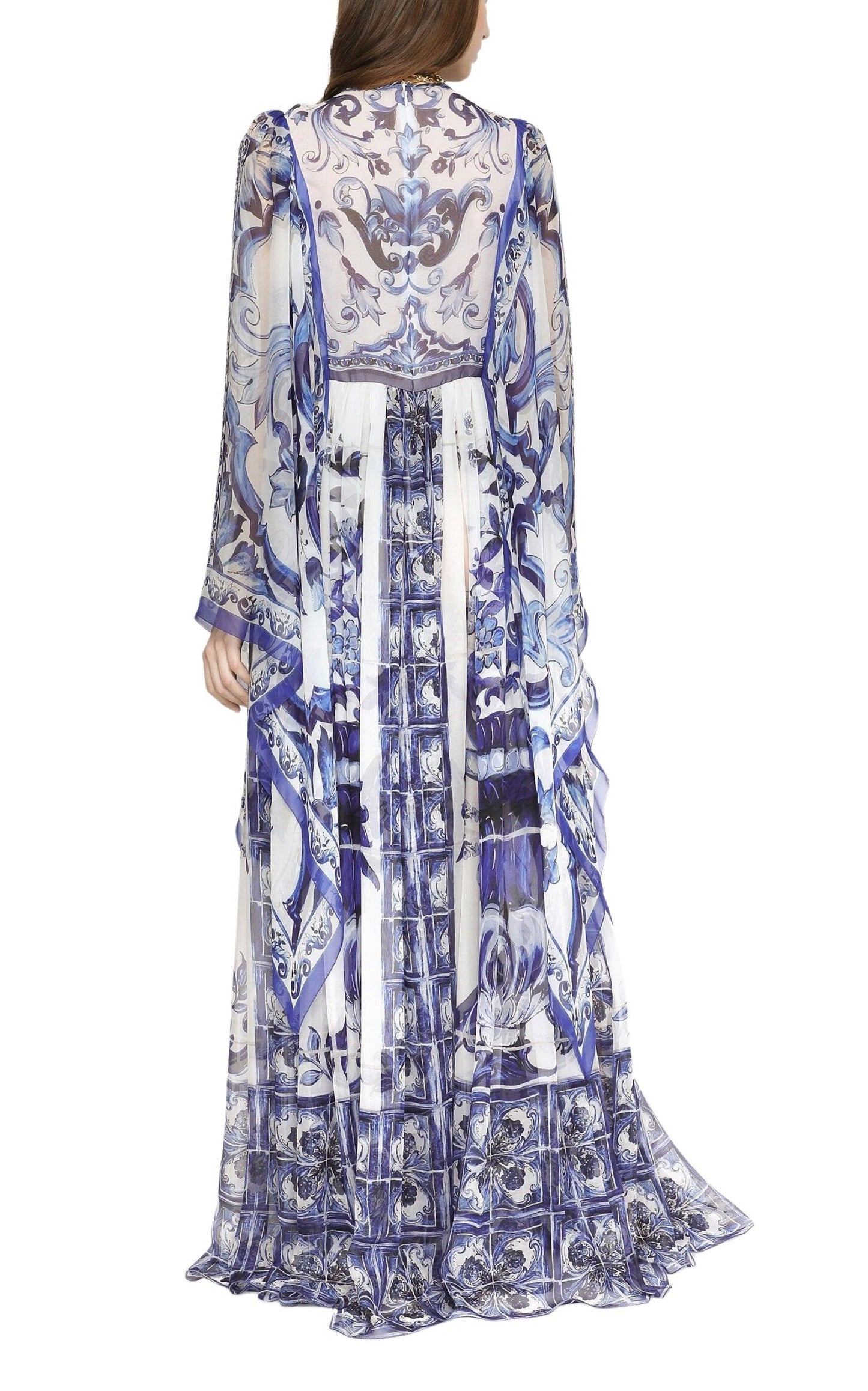 Chiffon Kimono Dress Dolce & Gabbana