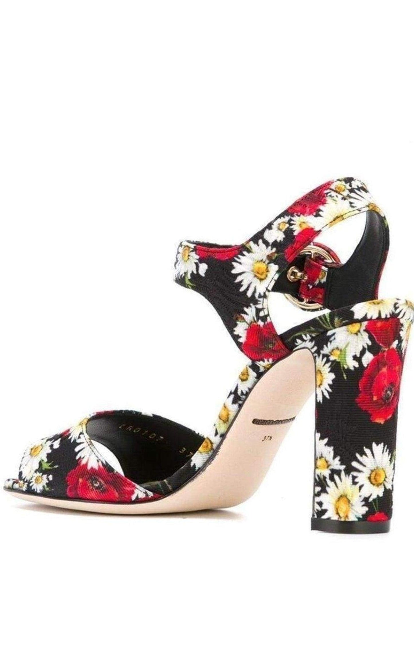 Daisy and Poppy Print Sandals Dolce & Gabbana