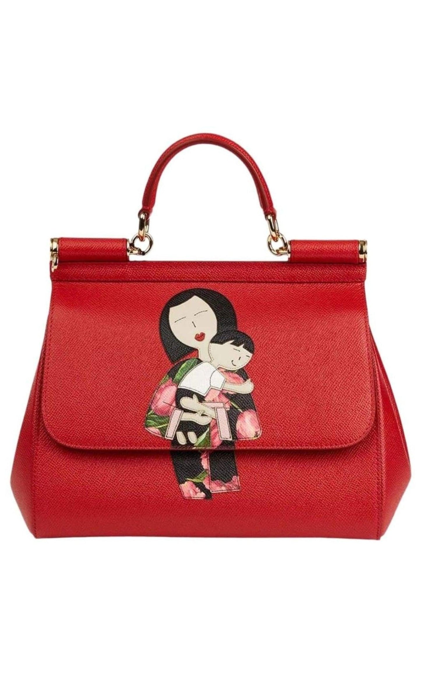 Family Print Sicily Tote Bag Dolce & Gabbana