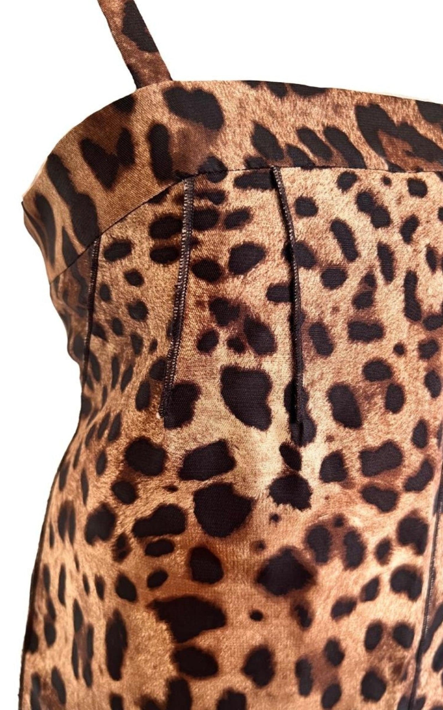 Leopard Printed Silk Dress Dolce & Gabbana